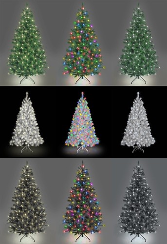 Pre lit christmas tree - lit,