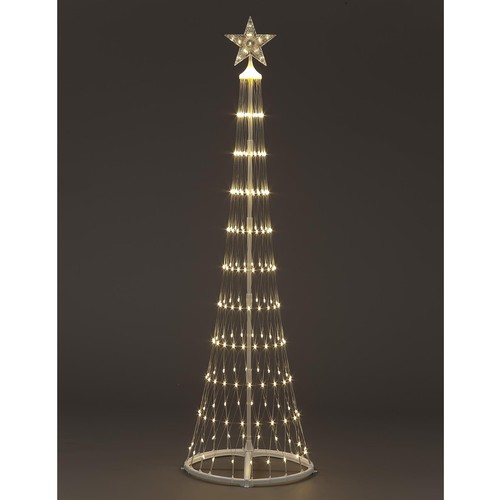 Light christmas cone - up,