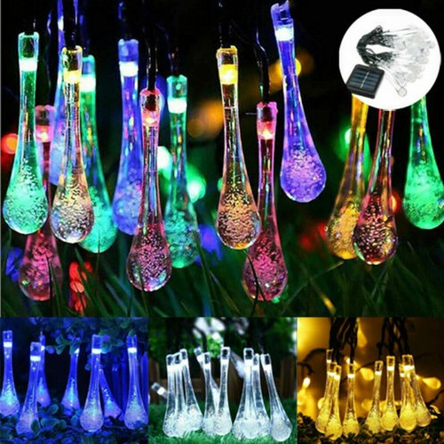 Led solar raindrop teardrop - solar,