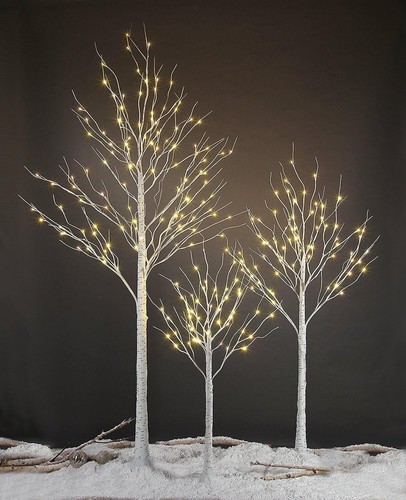 Christmas birch tree pre lit - birch,