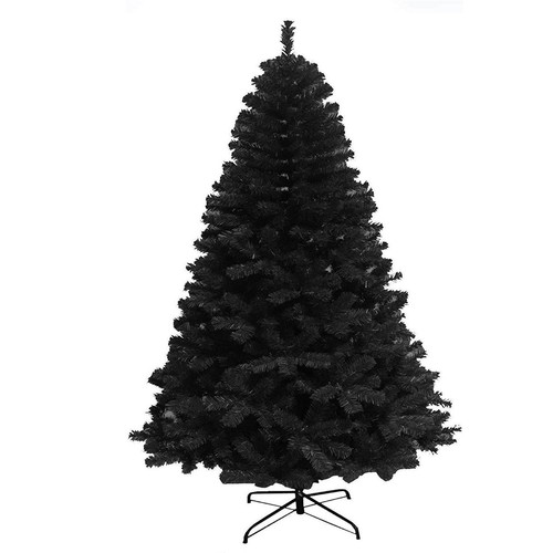 Black christmas tree - tree, xmas