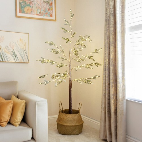 6ft led twig tree - twig, up