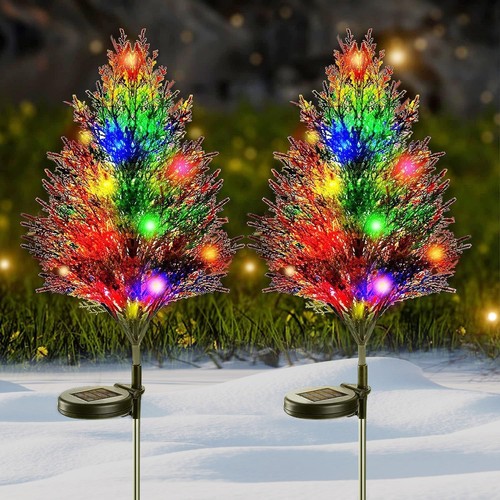 2pcs christmas tree stake led - tree,